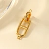 Copper-plated real gold high-color-retention glossy Japanese character universal clasp necklace clasp, high-end bracelet necklace clasp DIY accessory Application Scenario